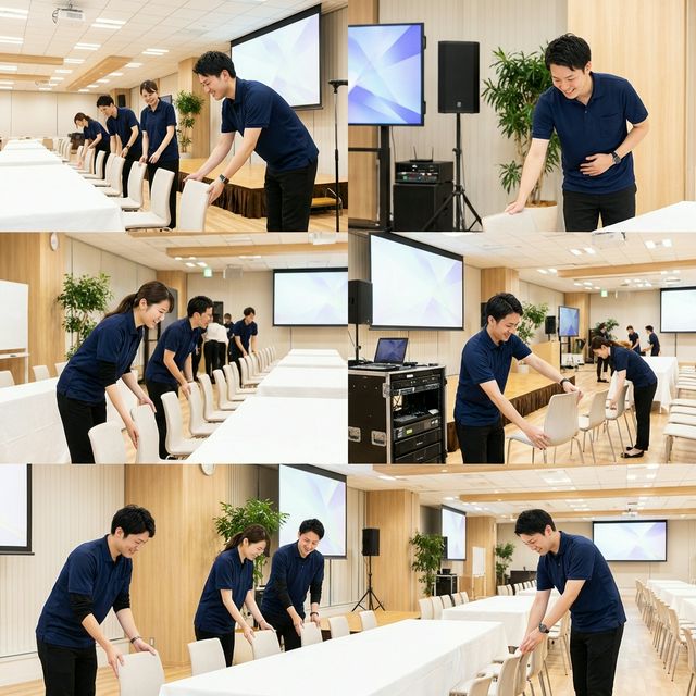 組織的なイベント運営・業務請負スタッフ